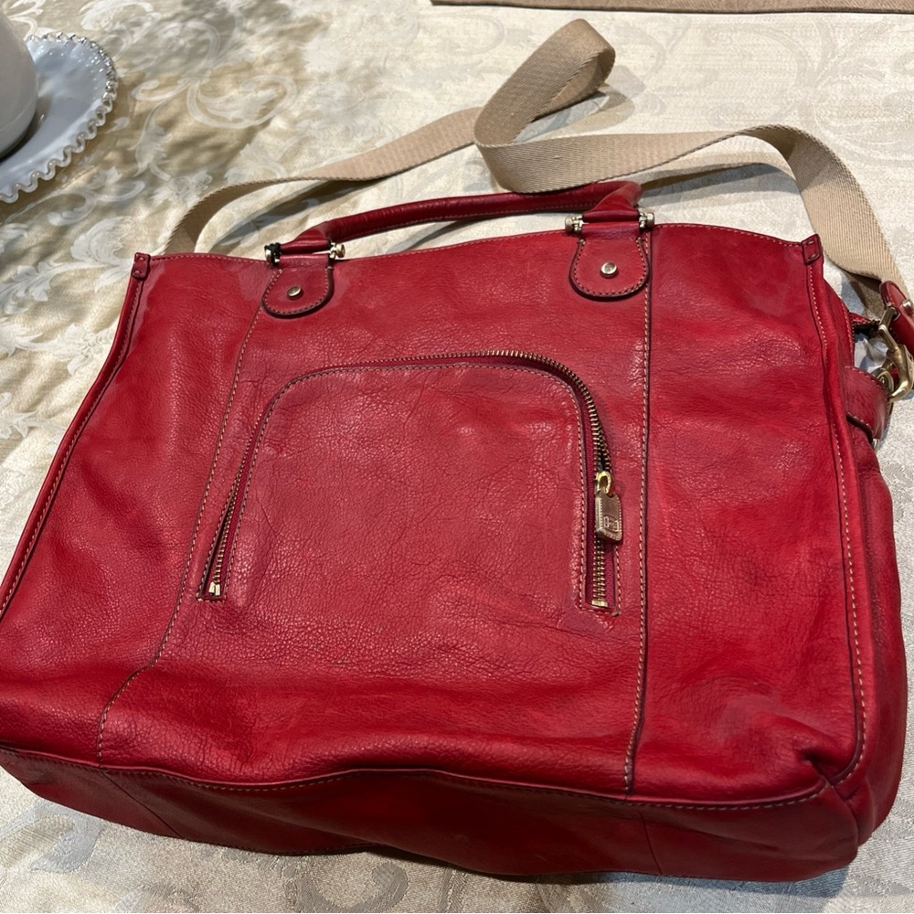 Liz Clairborne Red Leather Women's Bag